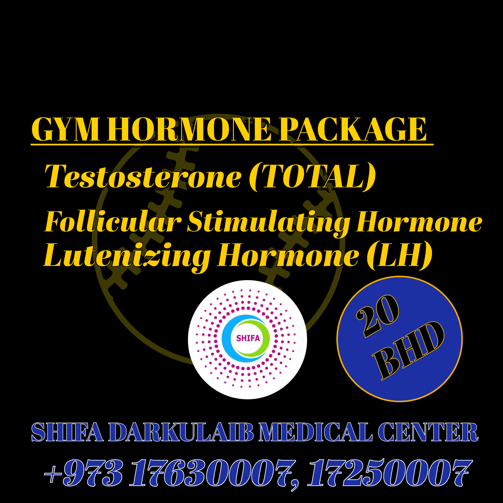 Gym Hormone Performance Check – Men’s Fitness Hormone Panel | Shifa Darkulaib